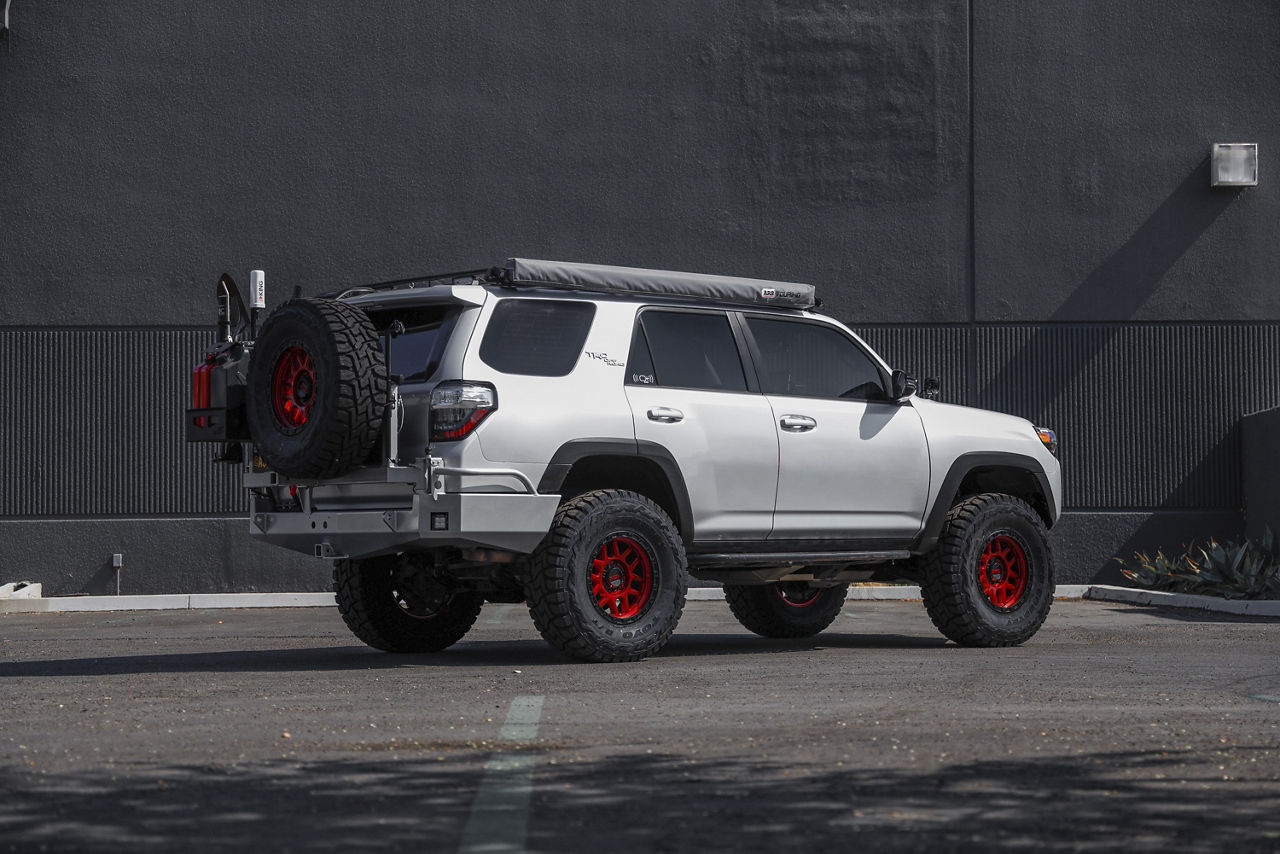2020 Toyota 4Runner TRD Offroad - KMC MESA - Red | KMC Wheels